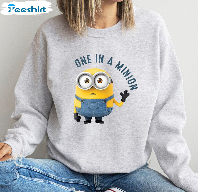One In A Minion Sweatshirt, Minions Lover Unisex Hoodie Long Sleeve