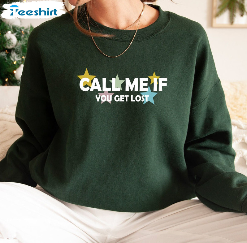 Call Me If You Get Lost Vintage Crewneck, Short Sleeve