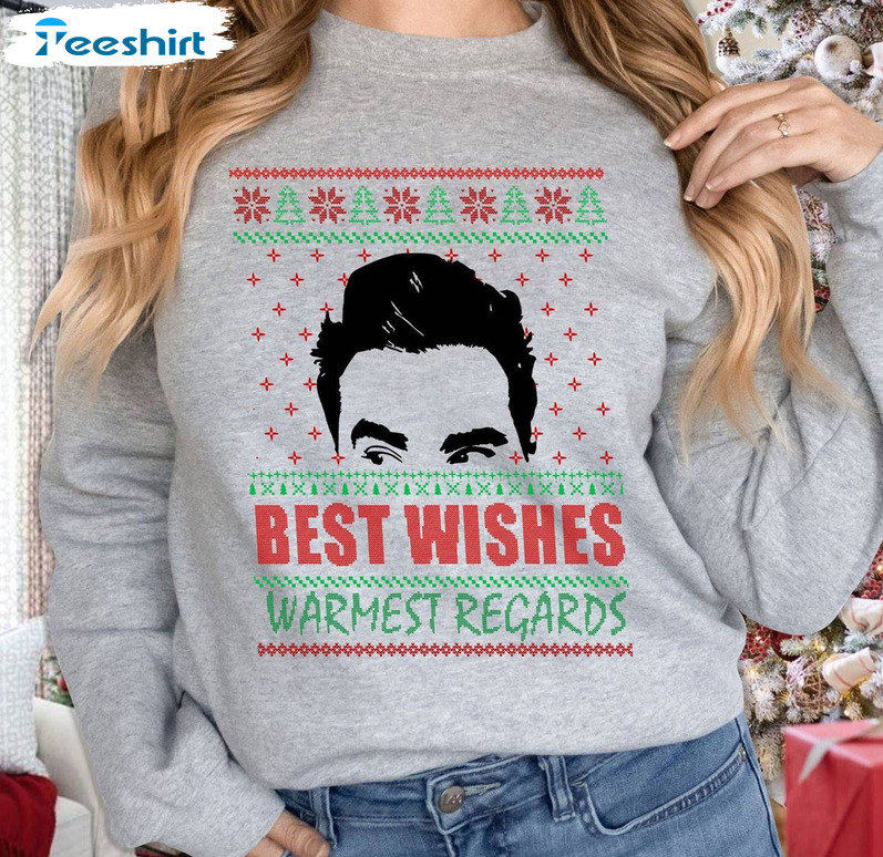 Best Wishes Warmest Regards Shirt, David Christmas Long Sleeve Unisex Hoodie