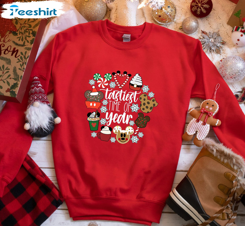 Tastiest Time Of Year Christmas Shirt, Disney Snacks Tee Tops Unisex T-shirt