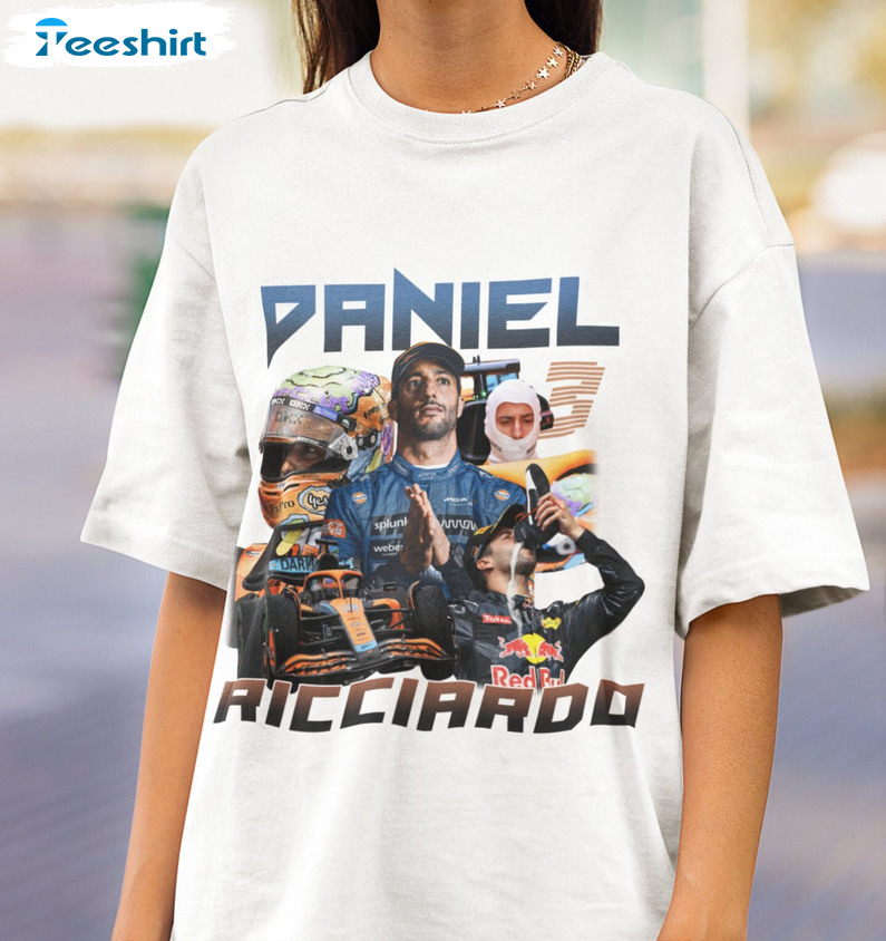 Daniel Ricciardo Racing Shirt, Formula One Tee Tops Unisex Hoodie
