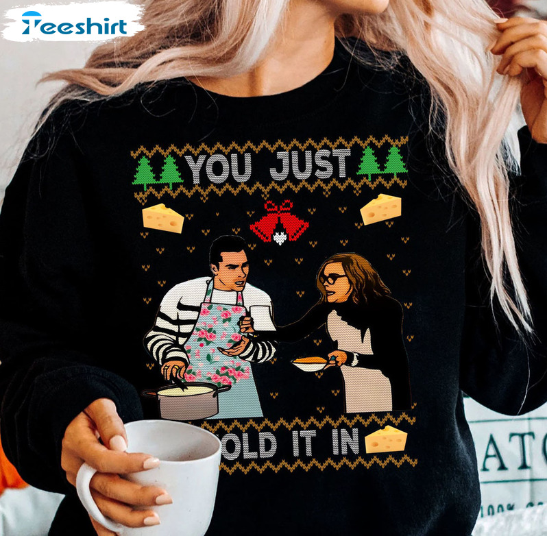 You Just Fold It In Shirt, Christmas Vintage Short Sleeve Unisex T-shirt