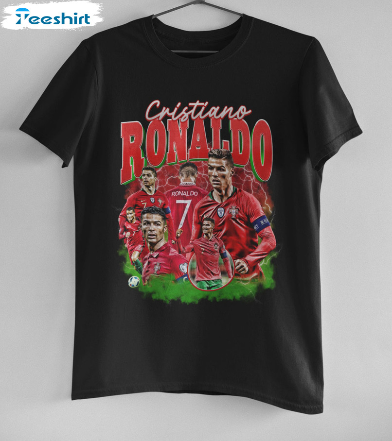 Cristiano Ronaldo Shirt, World Cup 2022 Short Sleeve Tee Tops