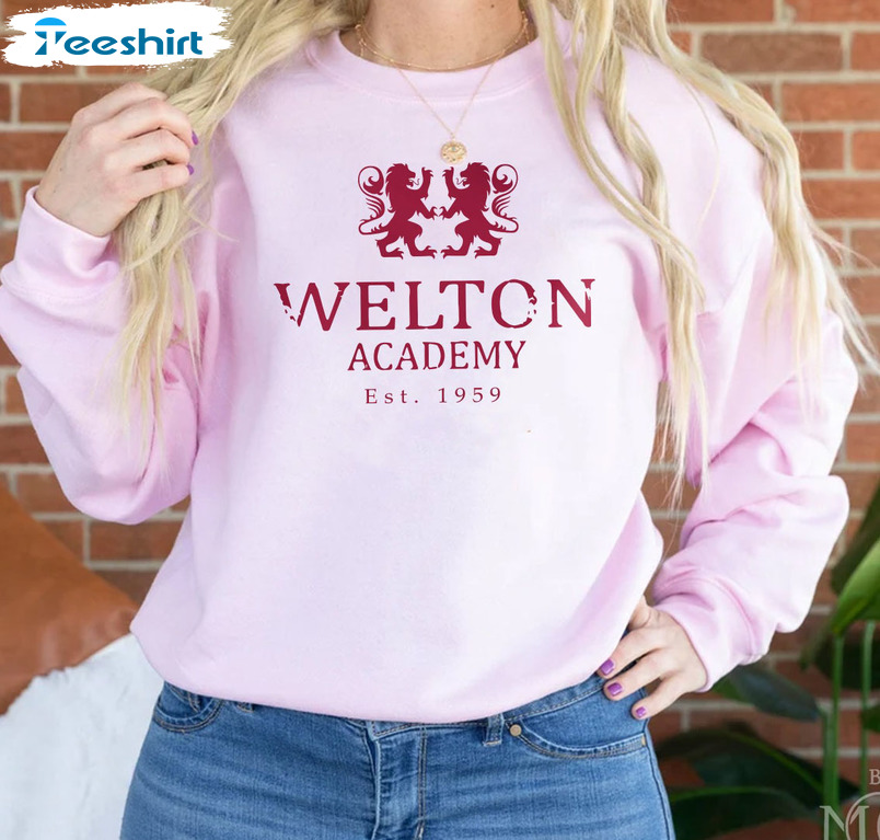 Welton Academy Sweatshirt Dead Poets Society Short Sleeve Crewneck