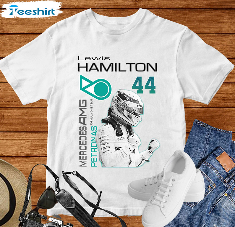 Lewis Hamilton 44 Shirt, Formula One Team Short Sleeve Unisex T-shirt