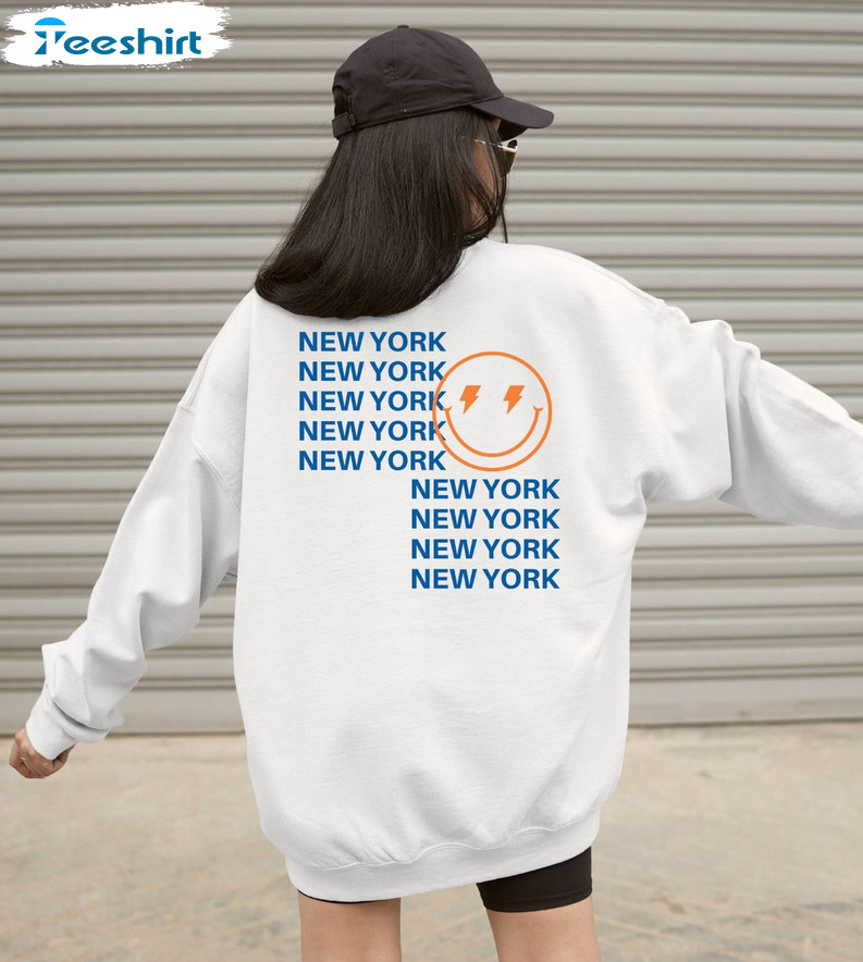 New York Hockey Sweatshirt, New York Baseball Crewneck Unisex Hoodie