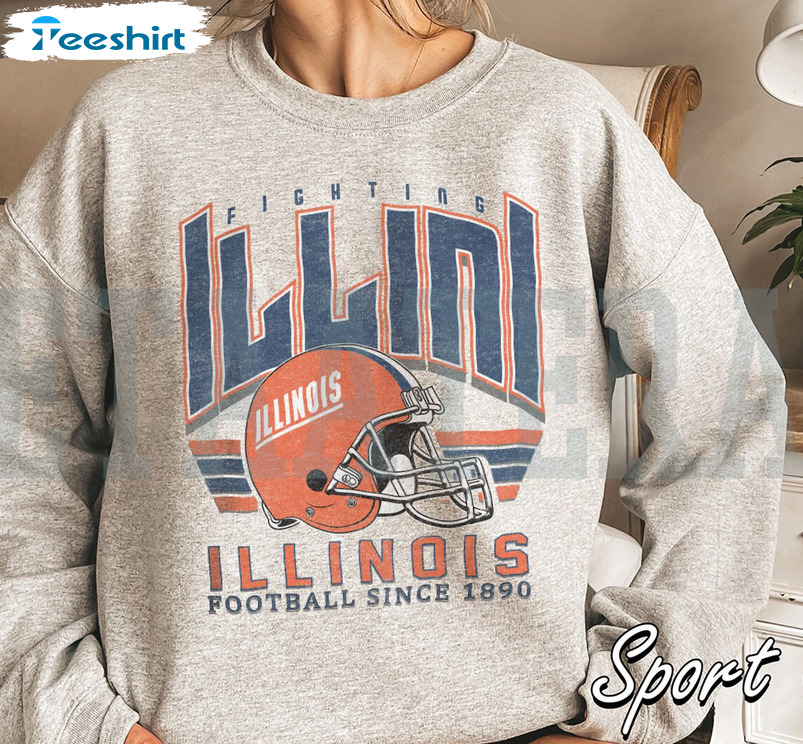 Fighting Illinois Football 1890 Shirt, Illinois State University Sweatshirt Hoodie