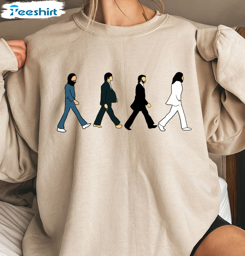 The Beatles Abbey Road Shirt, Vinatge Unisex Hoodie Crewneck