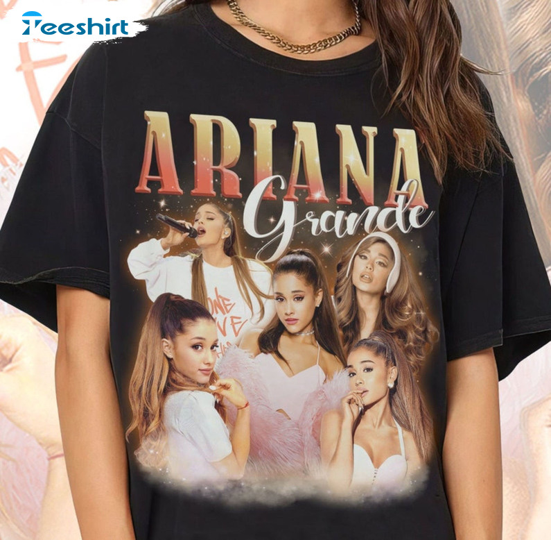 Ariana Grande Vintage Sweatshirt, Short Sleeve