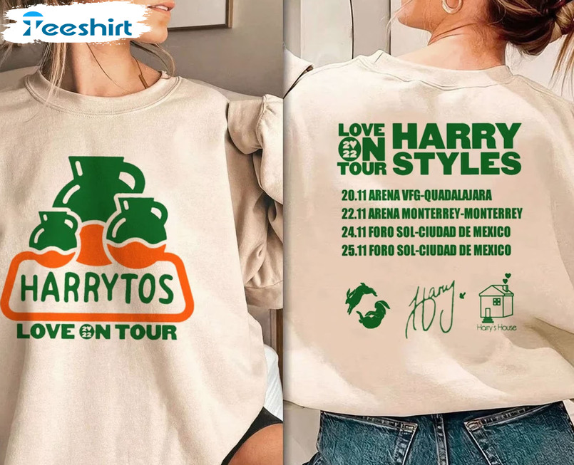 Harrytos Love On Tour Shirt, Harry Style Crewneck Unisex Hoodie