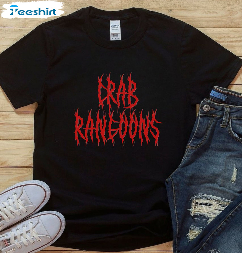 Funny Crab Rangoon Shirt, Metalhead Chinese Food Unisex T-shirt Hoodie