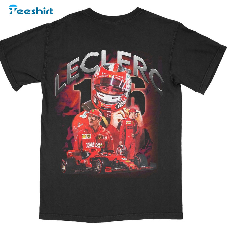 Charles Leclerc Trendy Shirt, Formula 1 Ferrari Crewneck Unisex Hoodie