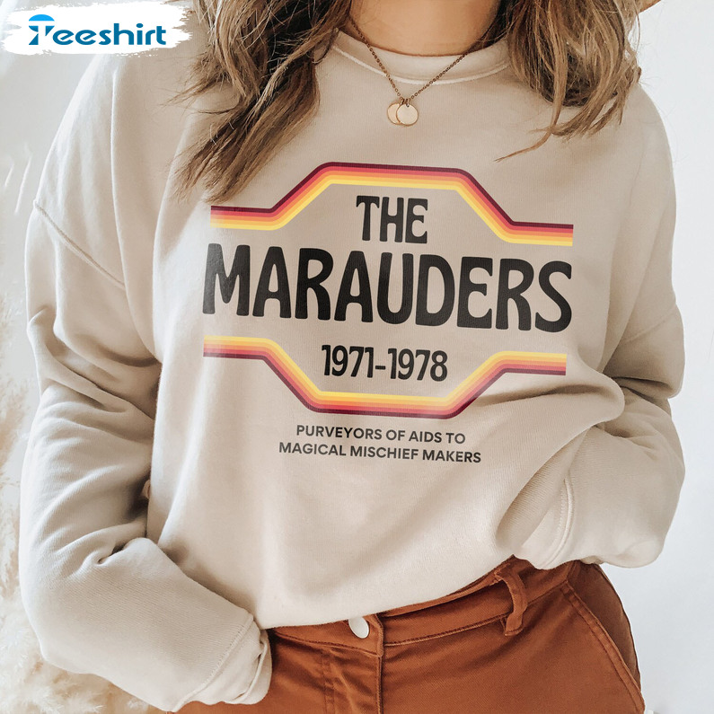 The Marauders Retro 70's Sweater Harry Fandom Shirt 