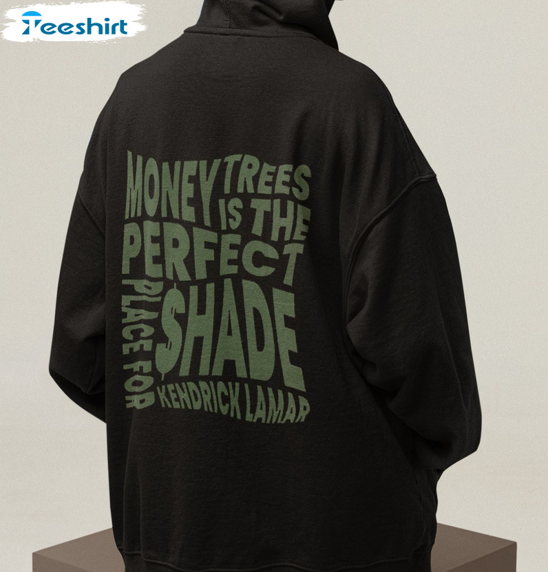 Kendrick Lamar Sweatshirt, Money Trees Vintage Crewneck Short Sleeve