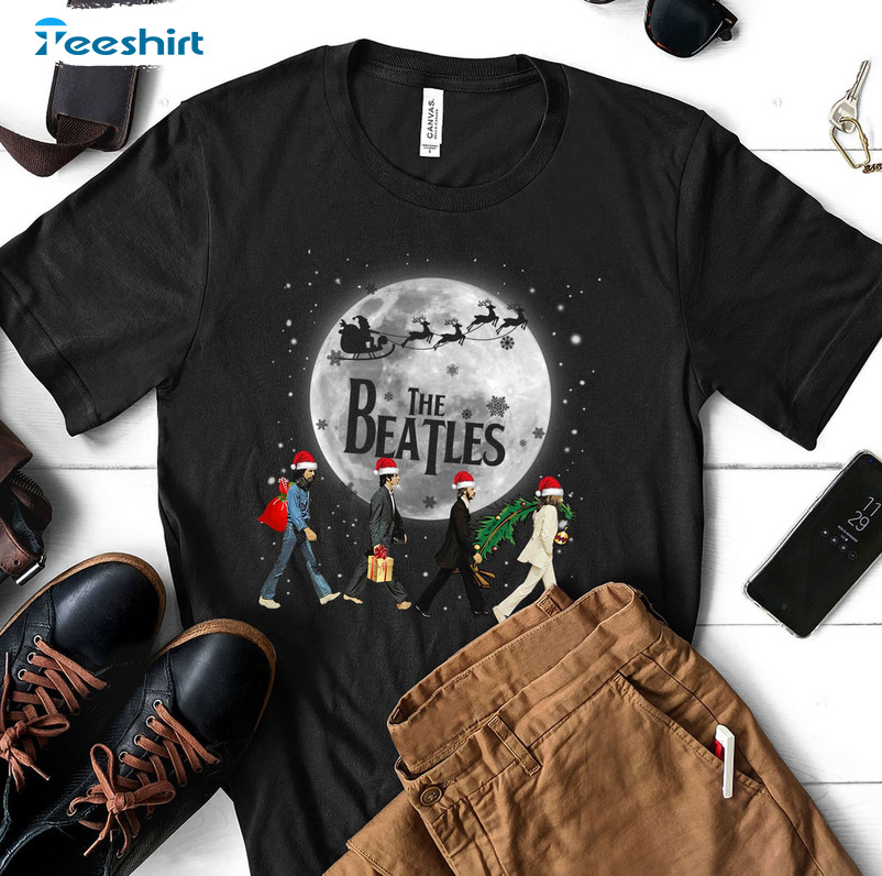 beatles christmas t shirt