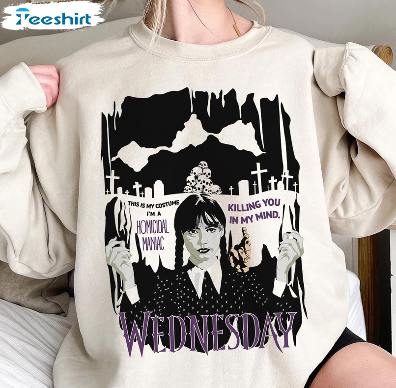 Wednesday The Best Day Of Week Shirt, Jenna Ortega Crewneck Unisex Hoodie