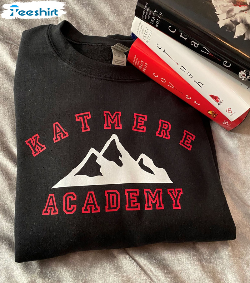 Katmere Academy Varsity Crew Bookish Sweatshirt, Short Sleeve
