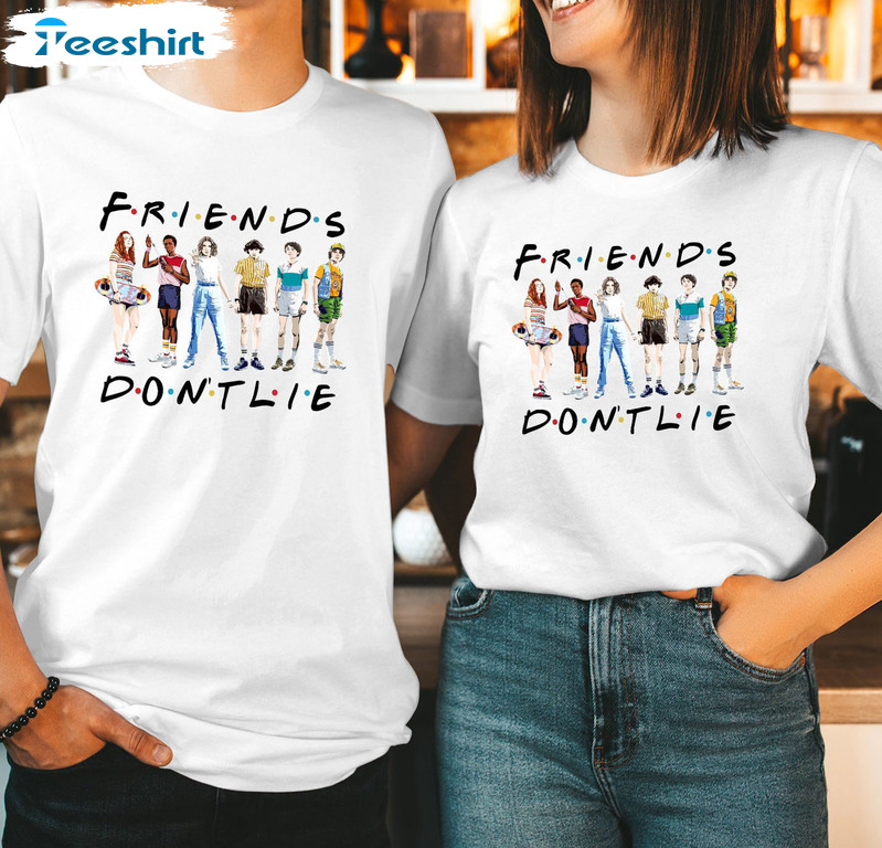 Christmas Friends Don't Lie Shirt, Running Up Eleven Hoodie Tee Tops