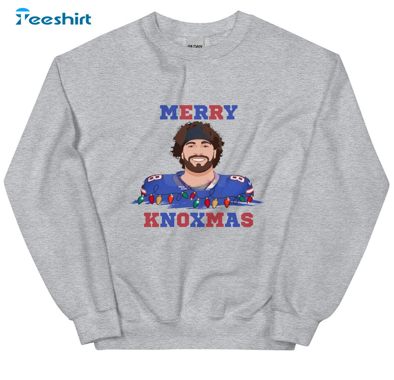 Merry Knoxmas Shirt, Buffalo Bills Christmas Sweater Tee Tops