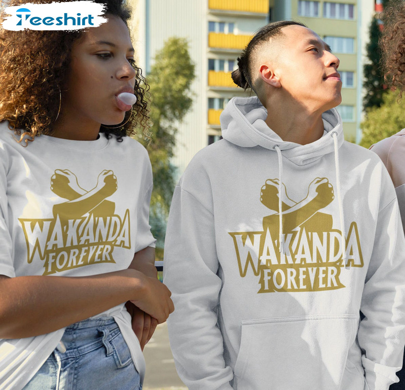 Wakanda Forever Shirt, Crossed Arms Trendy Tee Tops Unisex T-shirt