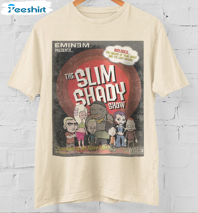 The Slim Shady Show Shirt, 90s Hip Hop Vintage Unisex Hoodie Crewneck