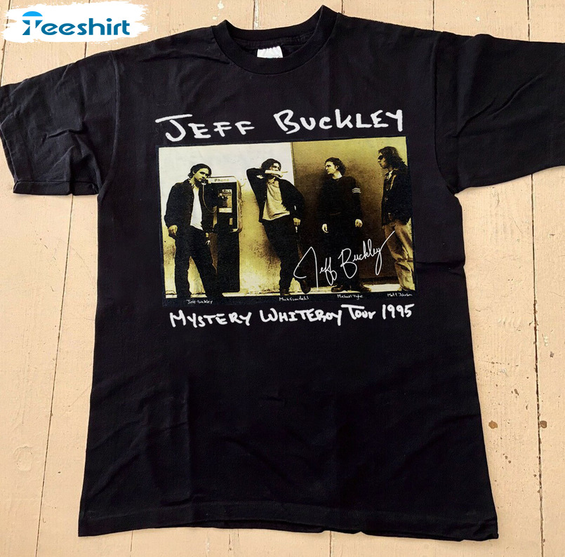 Jeff Buckley Mystery White Boy Tour 1995 Shirt, Trending Short Sleeve Sweater