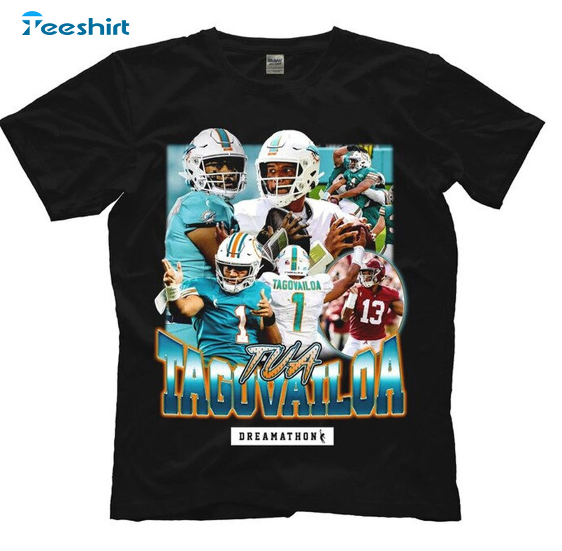 Tua Tagovailoa Shirt , Miami Dreams Rap Crewneck Unisex T-shirt