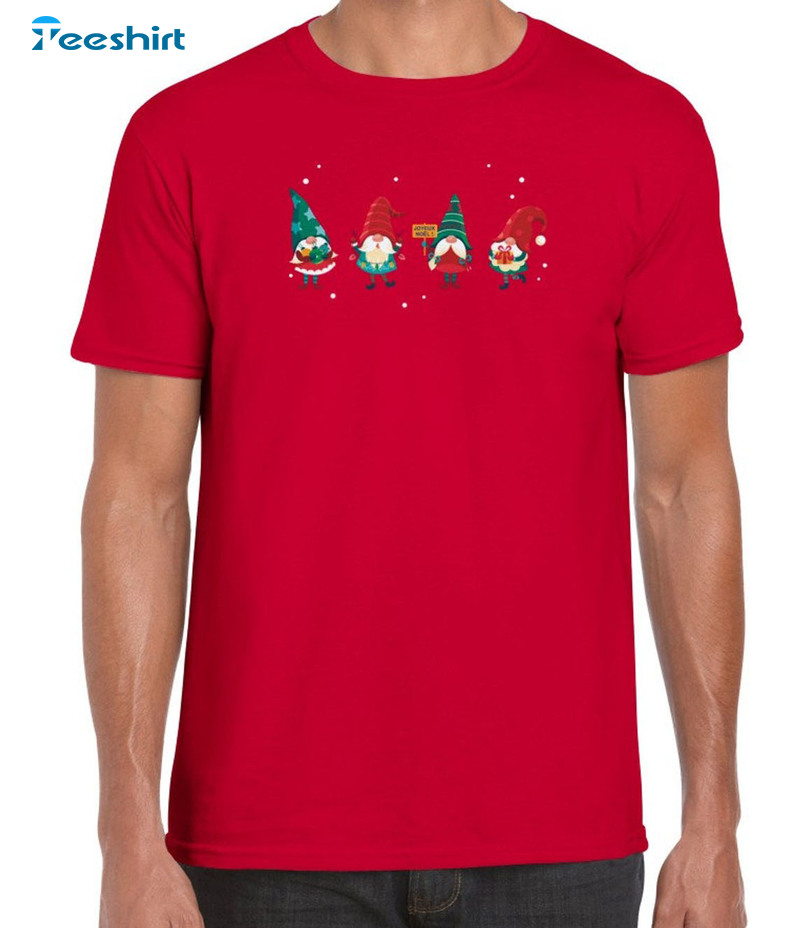 Christmas Gnomies Shirt, Flush With The Gnomies Unisex T-shirt Crewneck