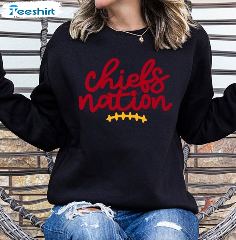 Chief Nation Sweatshirt, Kansas City Football Unisex Hoodie Hoodie