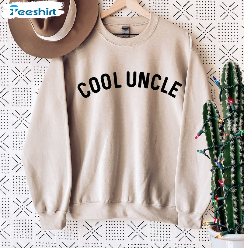 Cool Uncle Vintage Shirt, Family Crewneck Unisex Hoodie