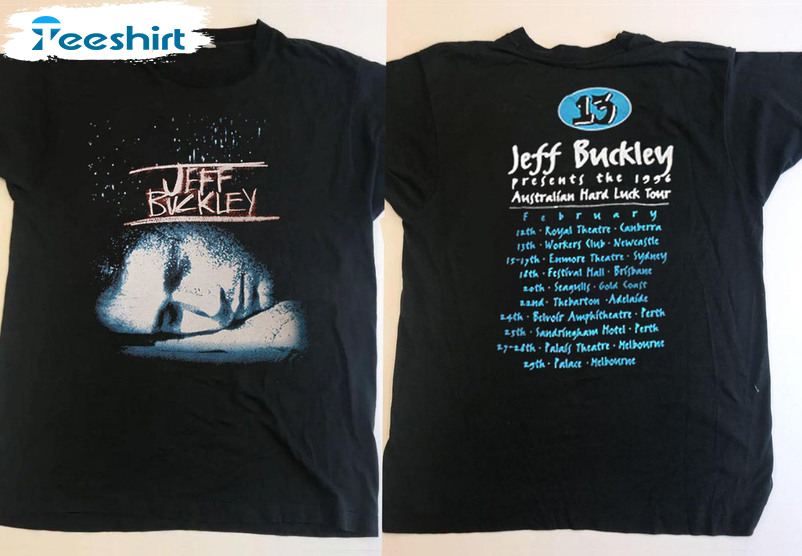 Vintage 1996 Jeff Buckley Shirt, Hard Luck Tour