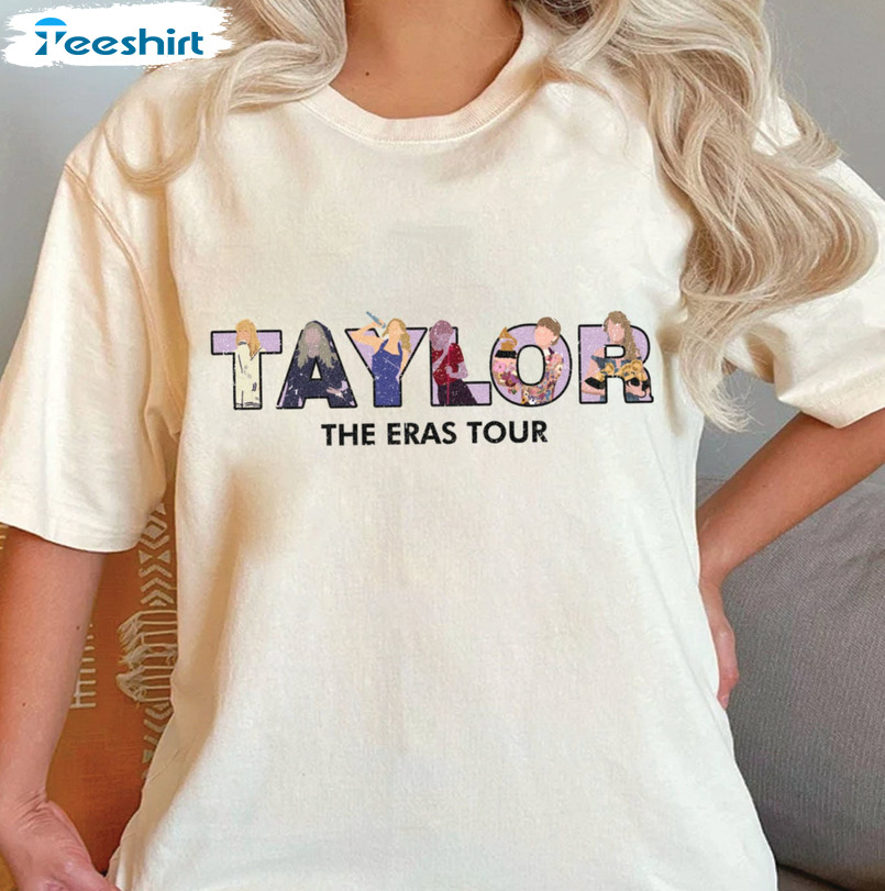 Taylor The Eras Tour Shirt, Midnights Short Sleeve Unisex Hoodie