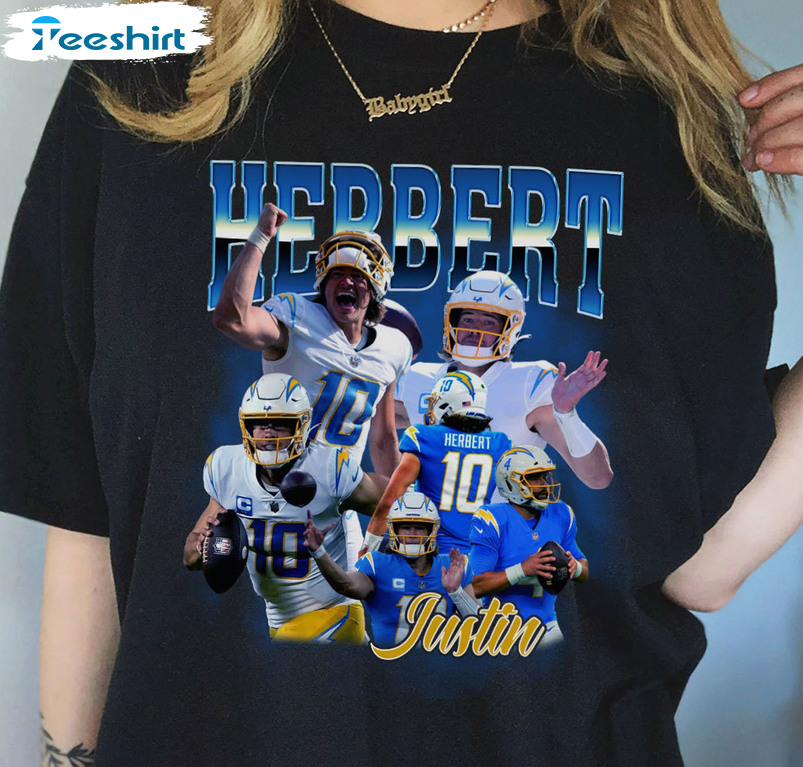 Justin Herbert Shirt, Los Angeles Crewneck Unisex Hoodie