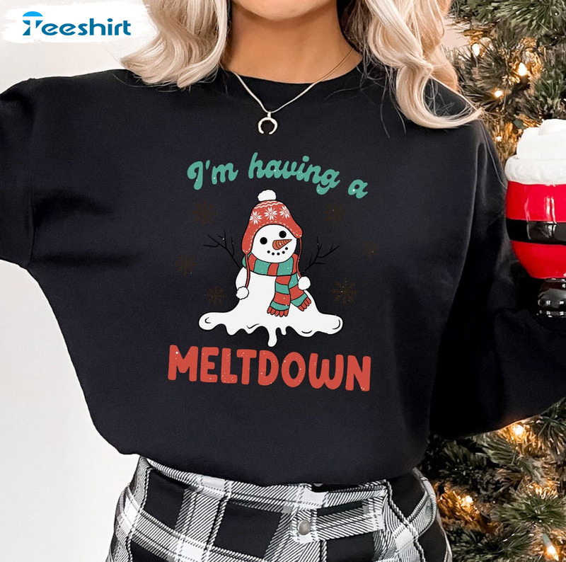 Having a clearance meltdown christmas jumper