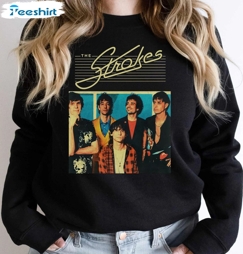 The Strokes Trendy Shirt, Lovers Rock Band Crewneck Unisex T-shirt