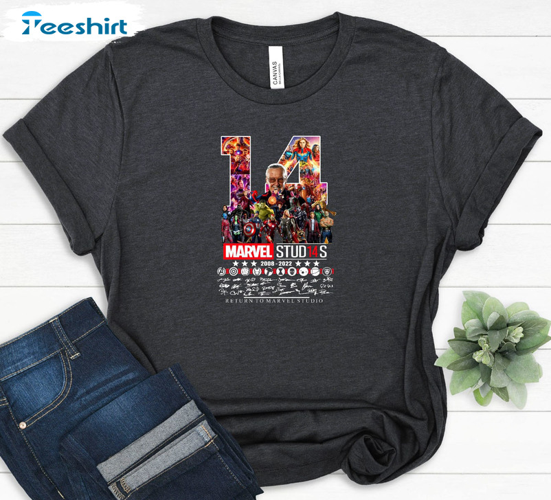 Marvel Studios All Films Shirt, Avengers Short Sleeve Unisex T-shirt