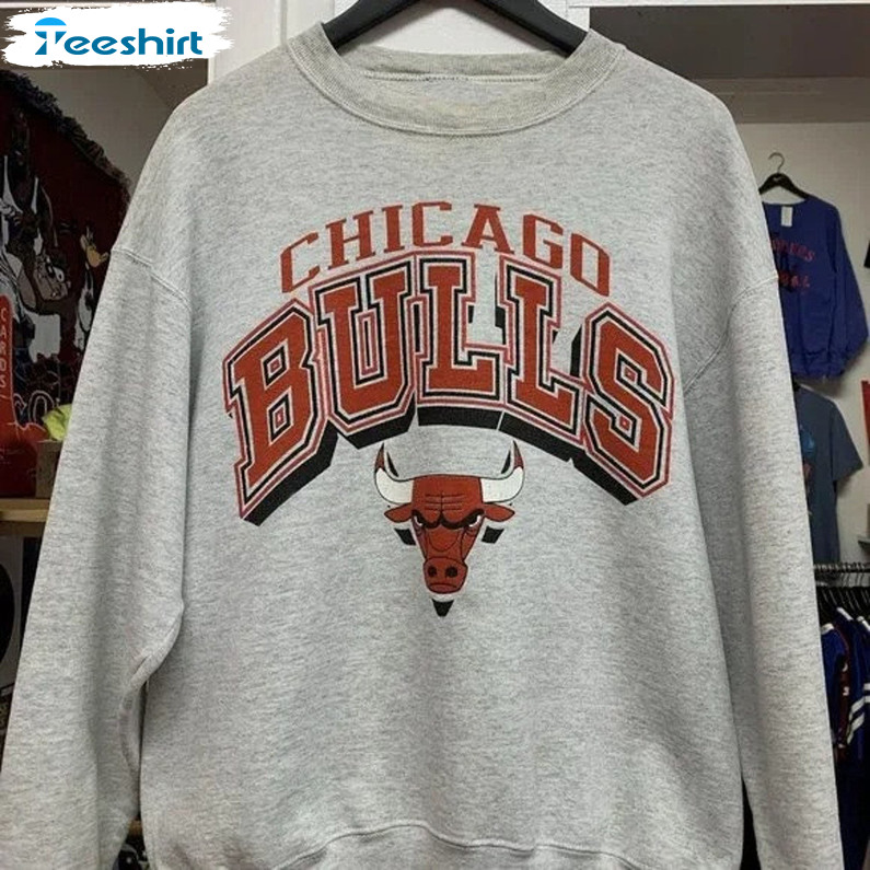 Nba Chicago Bulls Shirt, Nba Basketball Sweater Short Sleeve