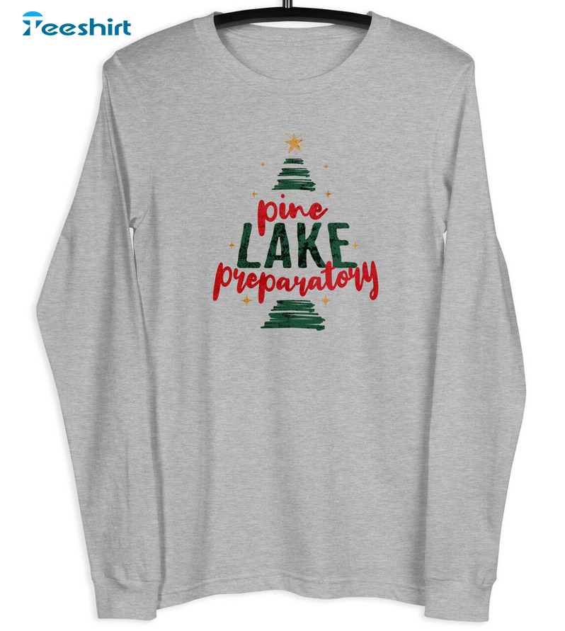 Pine Lake Preparatory Shirt, Christmas Tree Unisex Hoodie Crewneck