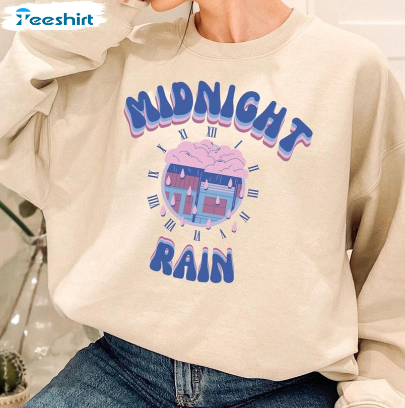 Midnight Rain Vintage Shirt, Midnights Album Track List Tee Tops Unisex Hoodie
