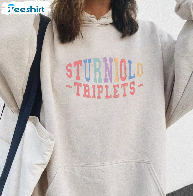 Vintage Sturniolo Triplets Shirt, Trending Short Sleeve Unisex Hoodie