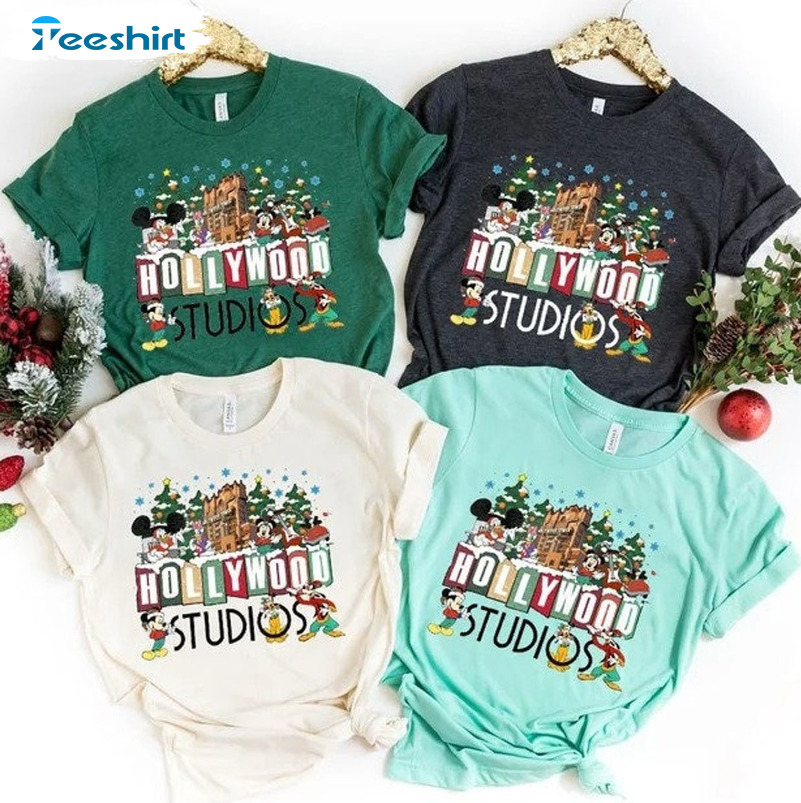 Hollywood Studios Shirt, Disney Christmas Unisex Hoodie Tee Tops