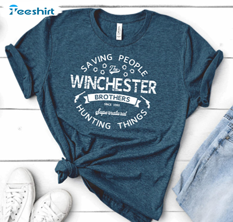 Supernatural Vintage Shirt, Winchester Brothers Long Sleeve Unisex Hoodie