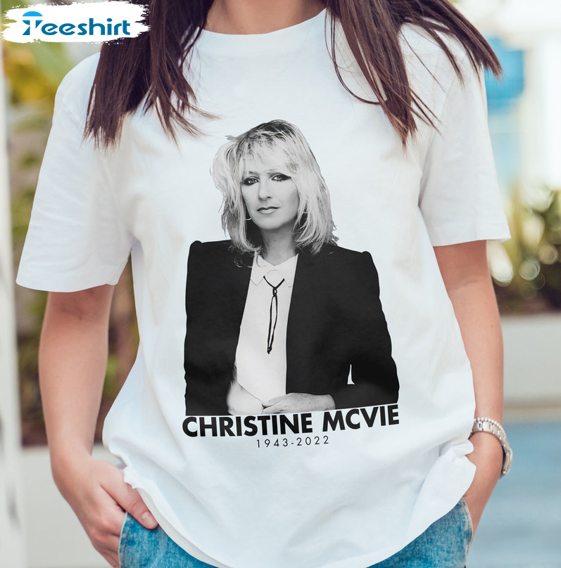 Rip Christine Mcvie Shirt, Fleetwood Mac Crewneck Unisex Hoodie