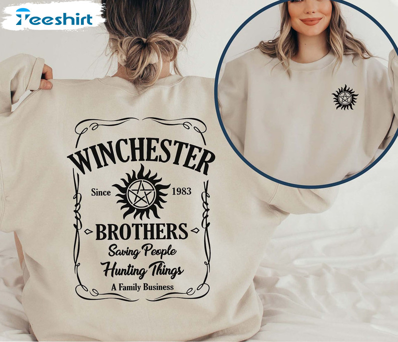 Winchester Brothers Shirt, Supernatural Tv Series Unisex Hoodie Tee Tops