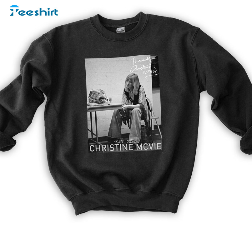 Christine Mcvie Shirt, Fleetwood Mac Vintage Crewneck Unisex Hoodie