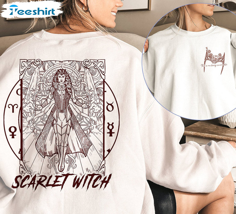 Scarlet Witch Shirt, This Is Me Being Reasonable Trendy Tee Tops Short Sleeve