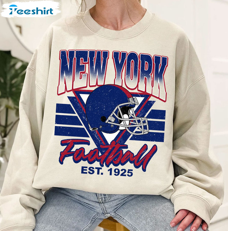 New York Football Team Shirt, American Football Trendy Unisex T-shirt Short Sleeve