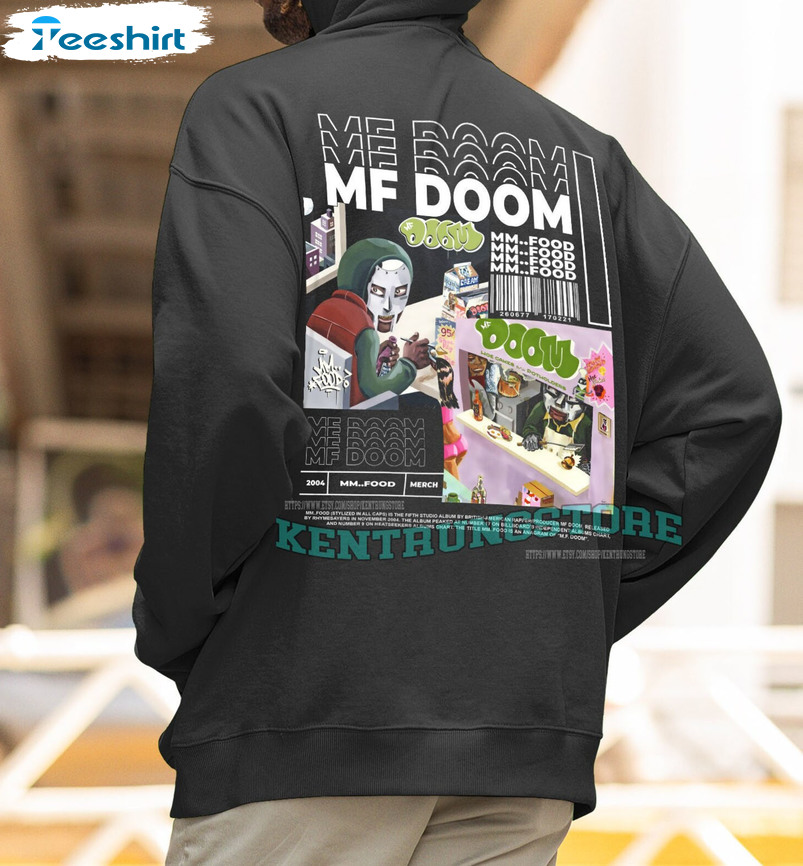 Vintage Mf Doom Hoodie, Mm Food Poster Unisex T-shirt Crewneck