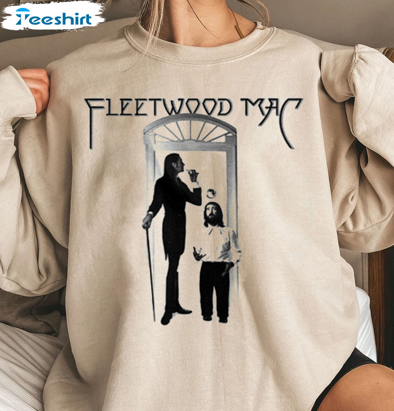 Vintage 1975 Fleetwood Mac Shirt, Christine Mcvie Tee Tops Short Sleeve