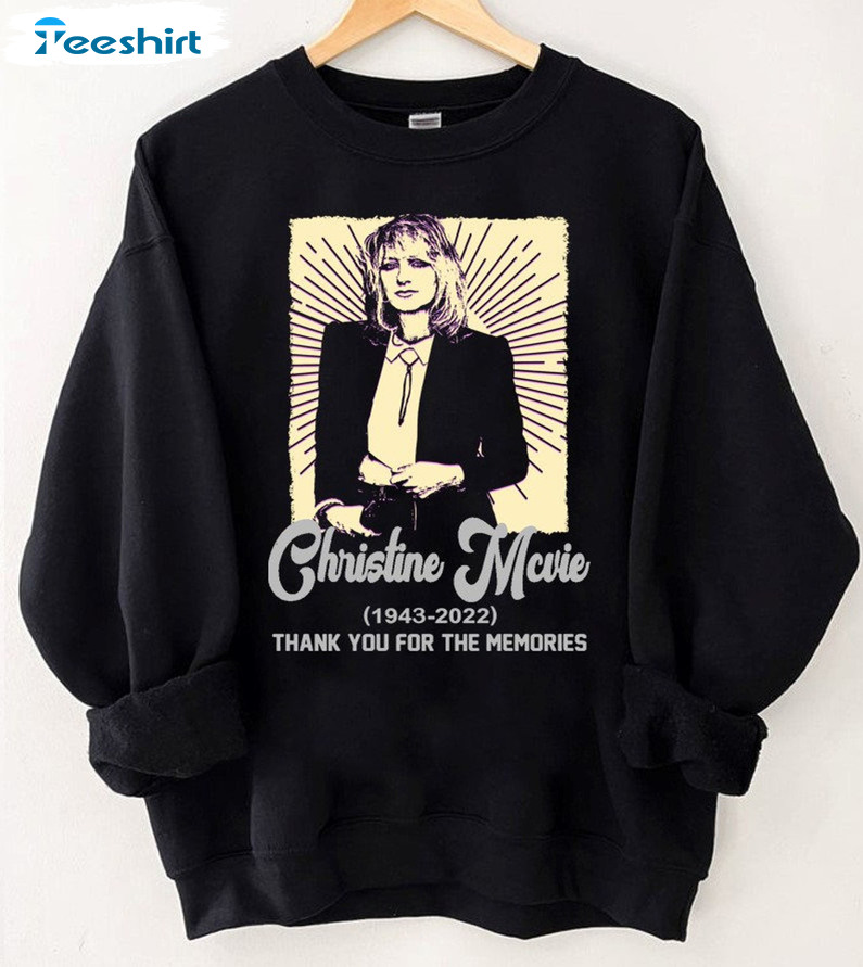 Christine Mcvie Vintage Shirt, Christine Mcvie 1943 2022 Unisex Hoodie Crewneck